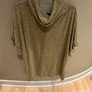 Easel nwt Olive oversized cowl neck top. Size S